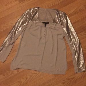BCBG Sequin Blouse